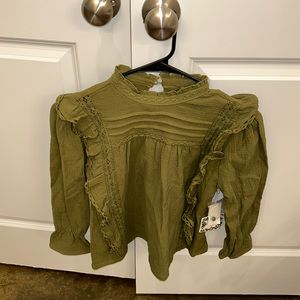 Brand new with tags, long sleeve shirt, size large.